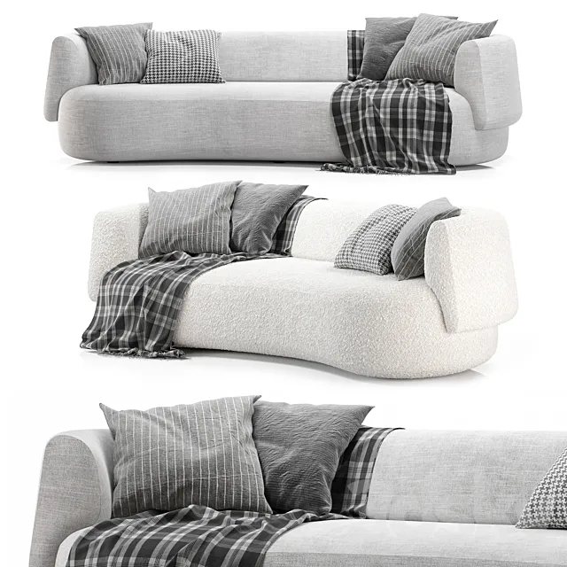 FAO Sofa by Christophe Delcourt 3D Model FAO Sofa by Christophe Delcourt 3D Model