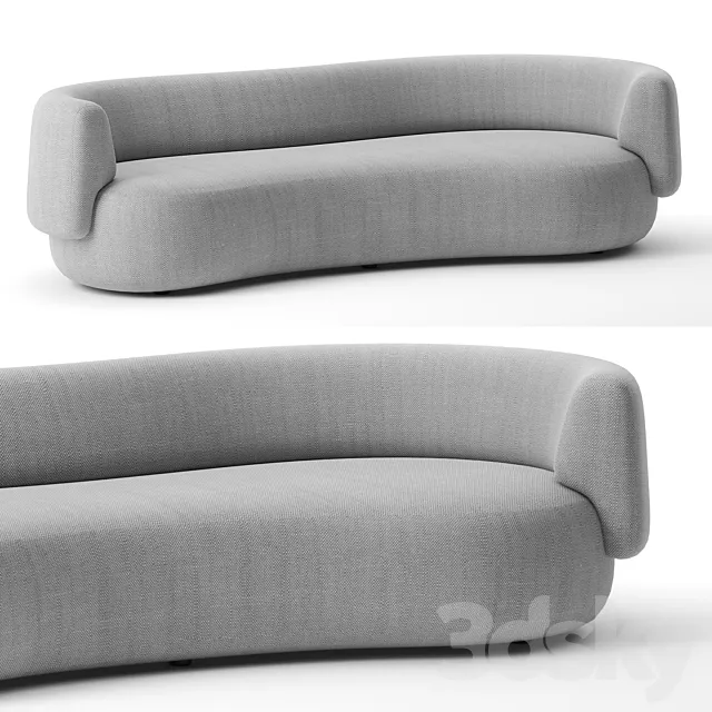 FAO SOFA by Christophe Delcourt for Collection Particuliere 3D Model