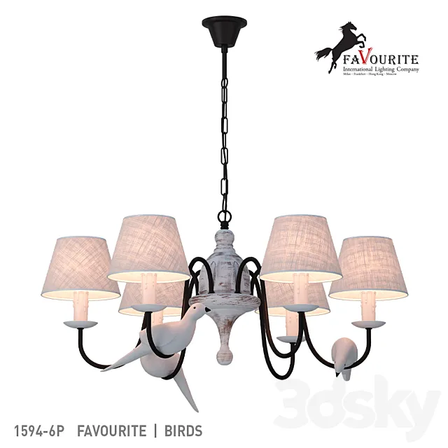 Faourite 1594-6P 3D Model Faourite 1594-6P 3D Model