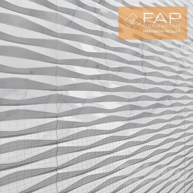 FAP _ Roma Fold Statuario Matt 3D Model