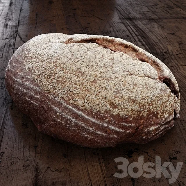Farmer’s bread 3D Model