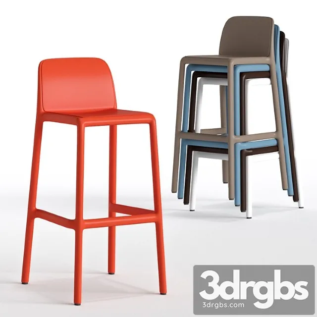 Faro bar chair by nardi 2 3D Model Download Faro bar chair by nardi 2 3D Model Download