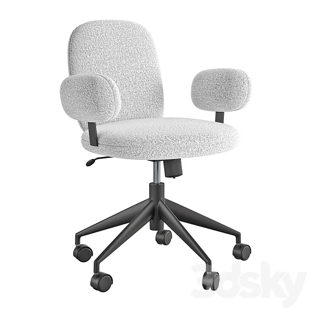 Faro Gray Office Chair 3DModel Faro Gray Office Chair 3DModel