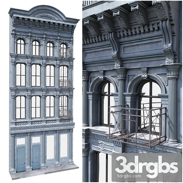 Fasad Set 1 3D Model Download