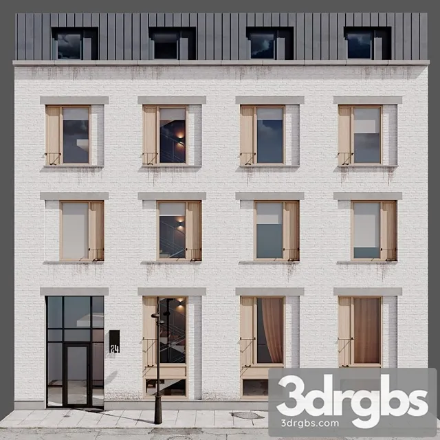 Fasad Zdaniia 10 3D Model Download