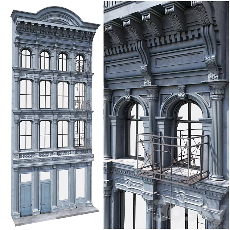 fasad_set_1 3D Model