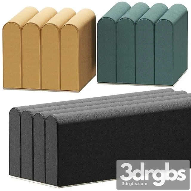 Fashion Design Pouffe 3D Model Download