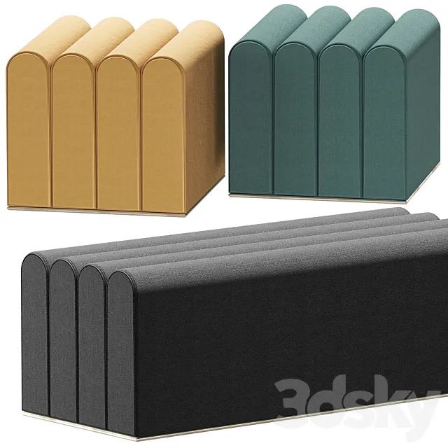 fashion design pouffe 3DModel