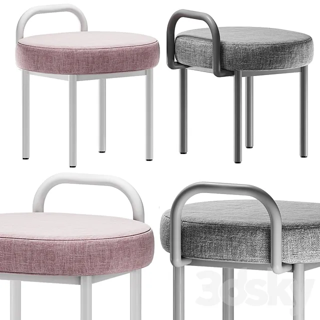 fashion design pouffe 3DModel