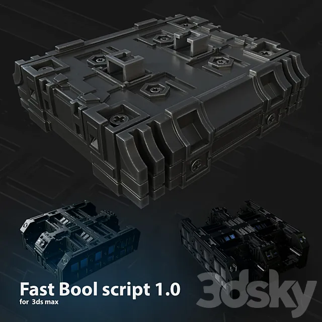 Fast Bool Script 1.0 3D Model
