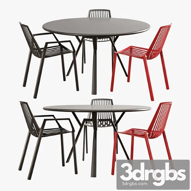 Fast Dining Set Rion Radice Quadra 3D Model Download Fast Dining Set Rion Radice Quadra 3D Model Download