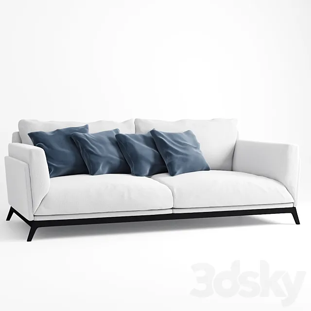 Faubourg sofa 3D Model Faubourg sofa 3D Model