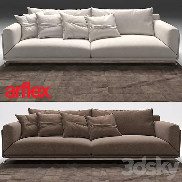 FAUBOURG SOFA by ARFLEX 3D Model