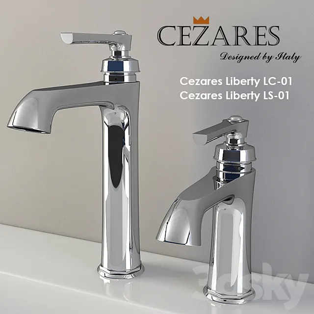 Faucet Mixer Cezares Liberty LS-01 (LC-01) 3D Model