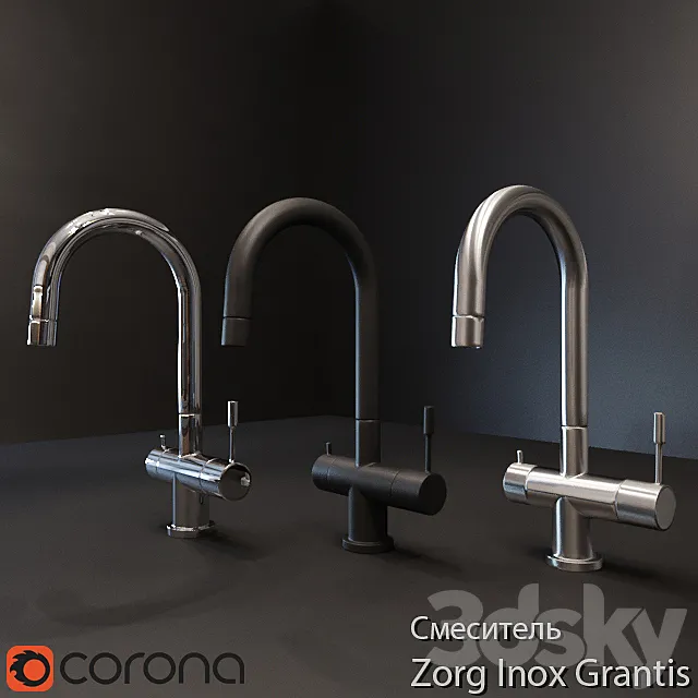 Faucet Zorg Inox Grantis 3DModel