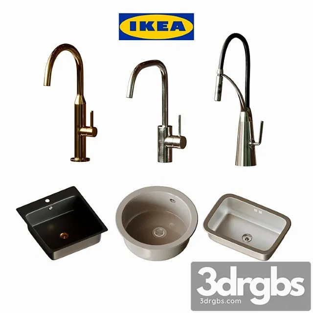 Faucets and Sinks Ikea 3D Model Download