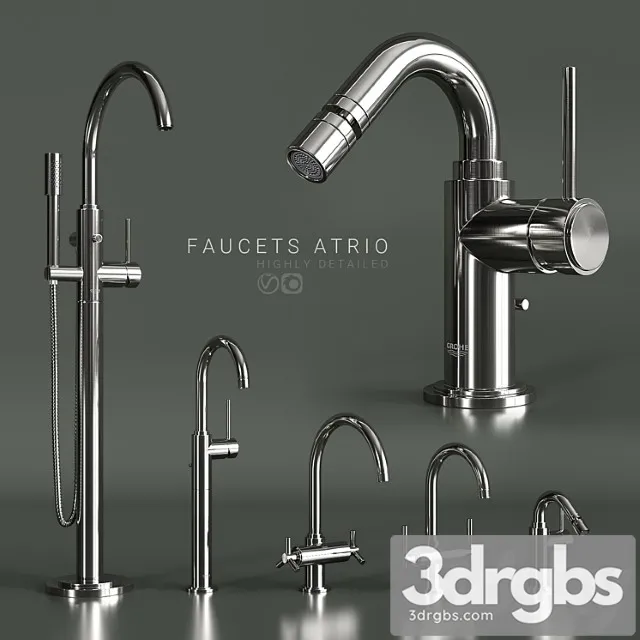 Faucets Grohe Atrio 3D Model Download