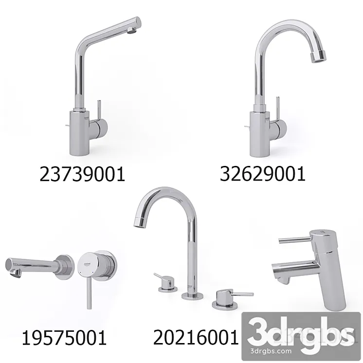 Faucets Grohe Zonceto 3D Model Download
