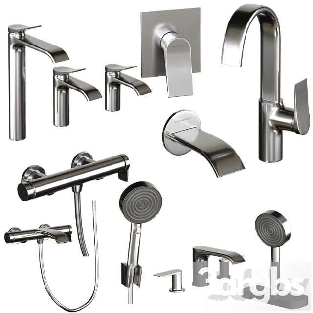 Faucets Shower Heads Hansgrohe Vivenis 3D Model Download