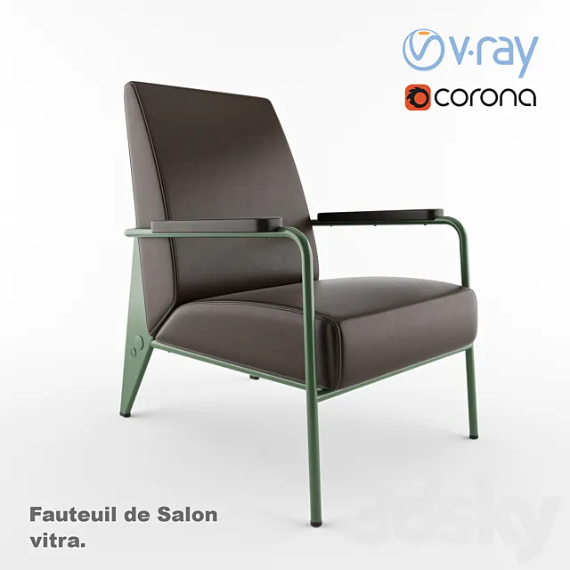 Fauteuil de salon 3DModel Fauteuil de salon 3DModel