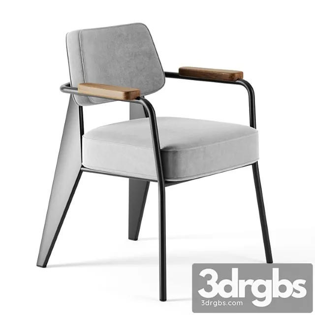 Fauteuil direction chair by vitra 2 3D Model Download Fauteuil direction chair by vitra 2 3D Model Download