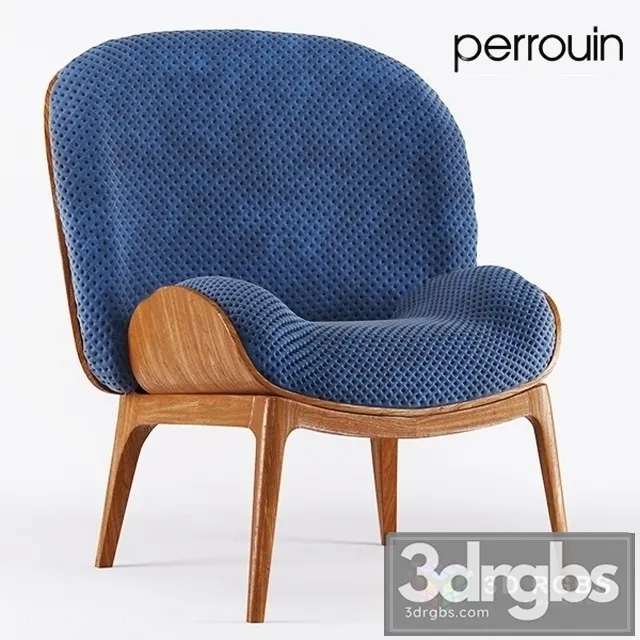 Fauteuil Hug Perrouin Armchair 3D Model Download