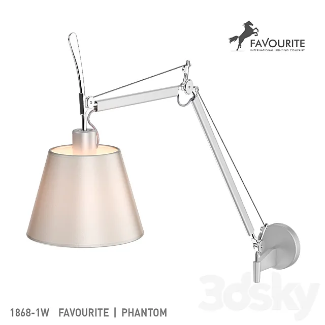 Favorable 1868-1W 3D Model Favorable 1868-1W 3D Model