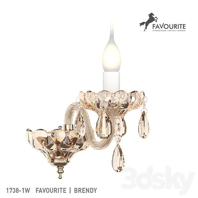 Favorite 1738-1W 3DModel
