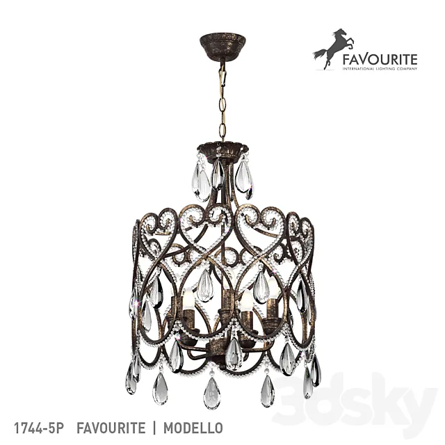 Favorite 1744-5P 3DModel