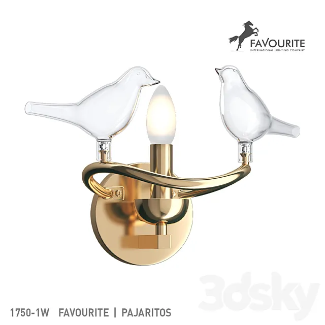 Favorite 1750-1W 3D Model Favorite 1750-1W 3D Model