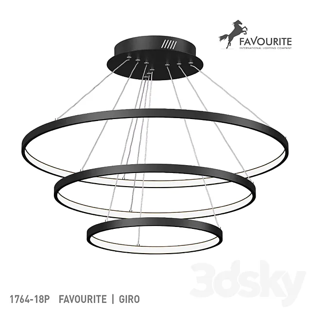 Favorite 1764-18P 3D Model Favorite 1764-18P 3D Model