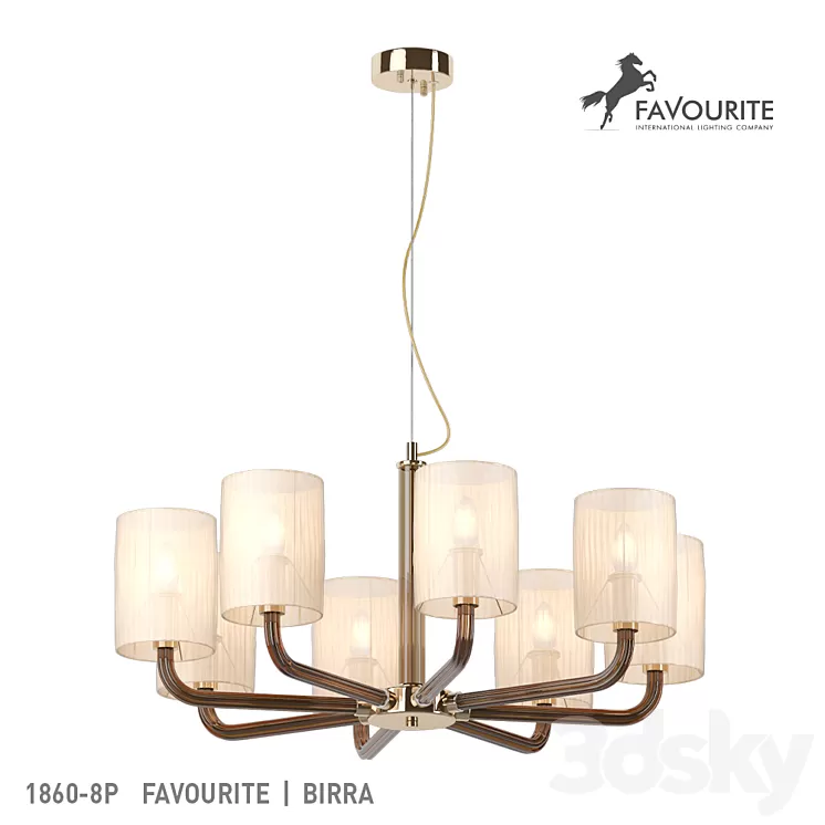 Favorite 1860-8P 3D Model Favorite 1860-8P 3D Model