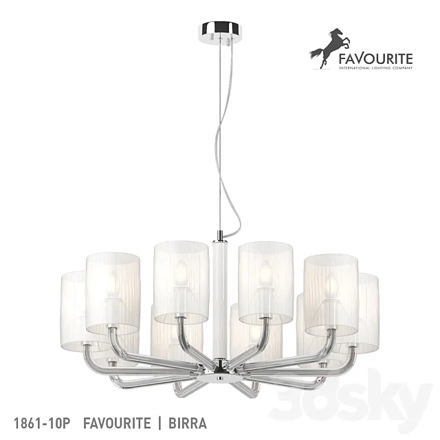 Favorite 1861-10P 3D Model Favorite 1861-10P 3D Model