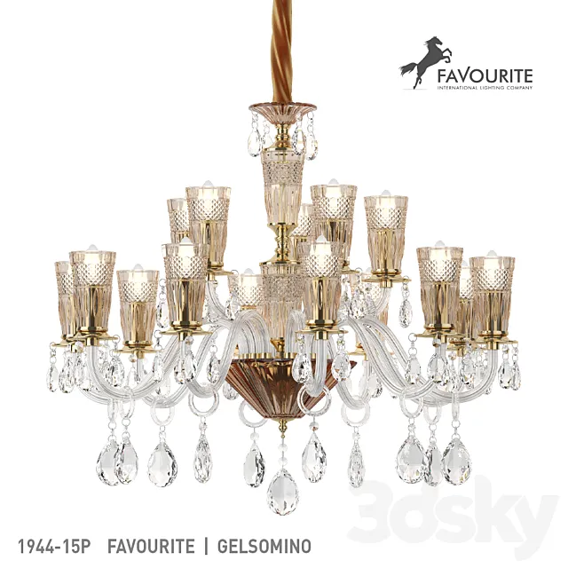 Favorite 1944-15P 3DModel Favorite 1944-15P 3DModel