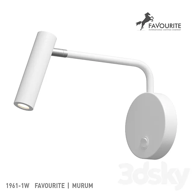 Favorite 1961-1W 3DModel Favorite 1961-1W 3DModel