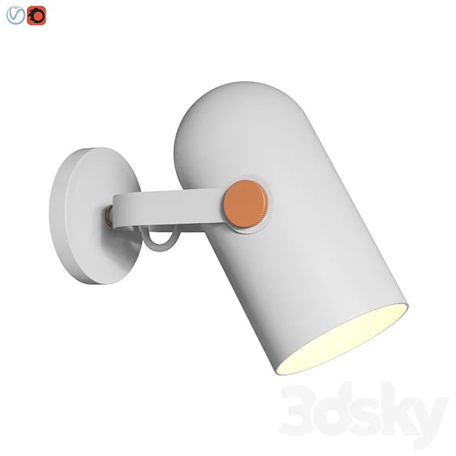 Favorite 2008-1W Ampolla 3D Model