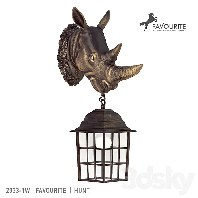 Favorite 2033-1W Hunt 3D Model
