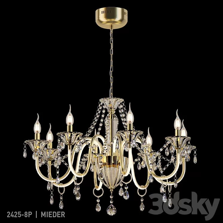 Favorite 2425-8P 3D Model Favorite 2425-8P 3D Model