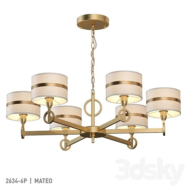 Favorite 2634-6P 3DModel Favorite 2634-6P 3DModel