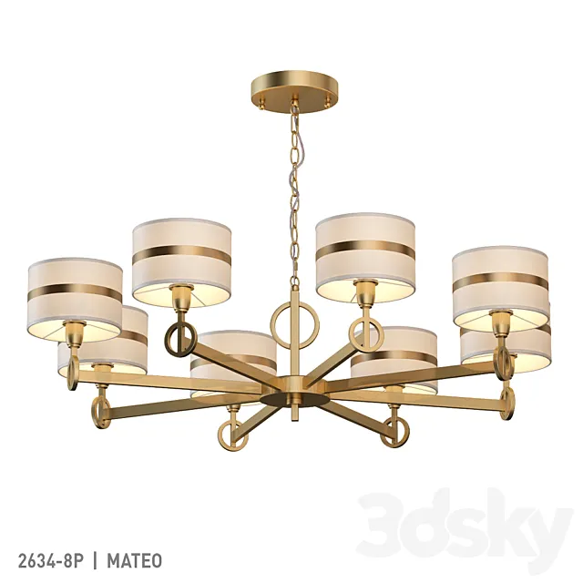 Favorite 2634-8P 3DModel Favorite 2634-8P 3DModel