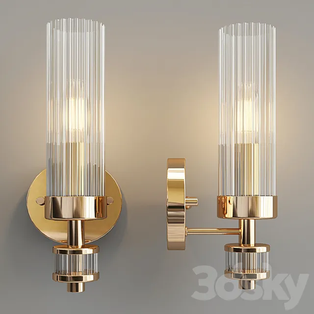 Favorite 2673-1W Aesthetic Sconce 3DModel Favorite 2673-1W Aesthetic Sconce 3DModel