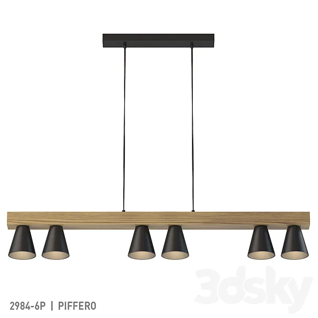 Favorite 2984-6P 3D Model Favorite 2984-6P 3D Model