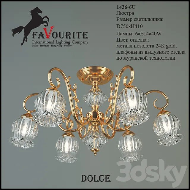 Favourite 1436-6U 3DModel Favourite 1436-6U 3DModel