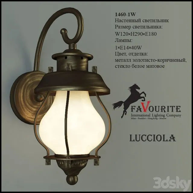 Favourite 1460-1W 3D Model Favourite 1460-1W 3D Model