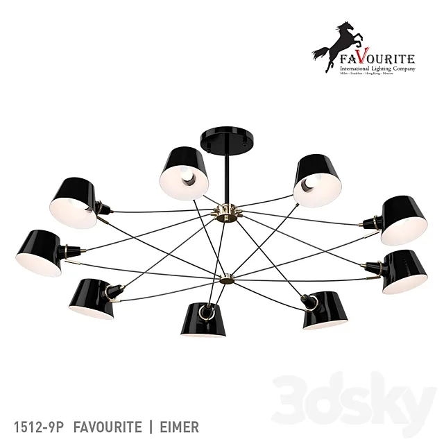 Favourite 1512-9P 3D Model Favourite 1512-9P 3D Model