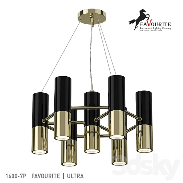 Favourite 1600-7P 3D Model Favourite 1600-7P 3D Model