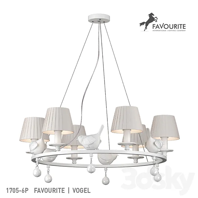 Favourite 1705-6P 3D Model Favourite 1705-6P 3D Model