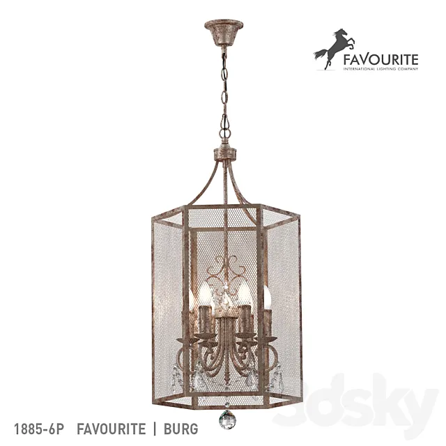 Favourite 1885-6P 3DModel Favourite 1885-6P 3DModel