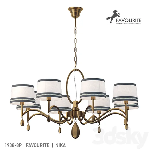 Favourite 1938-8P 3D Model Favourite 1938-8P 3D Model