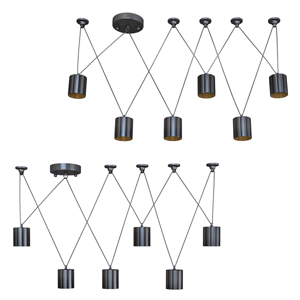 FAVOURITE – Chandelier Actuel 1441-6P 3D Model